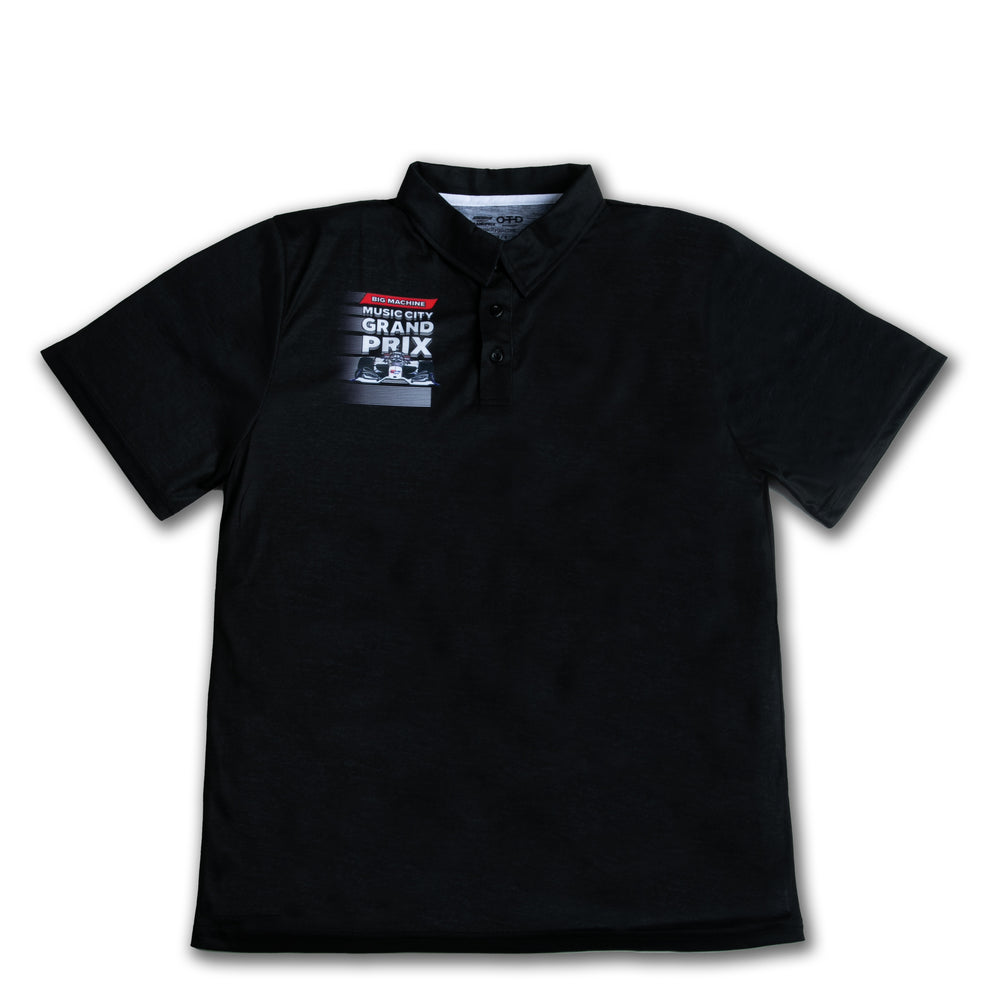 Black Polo with Car on Front