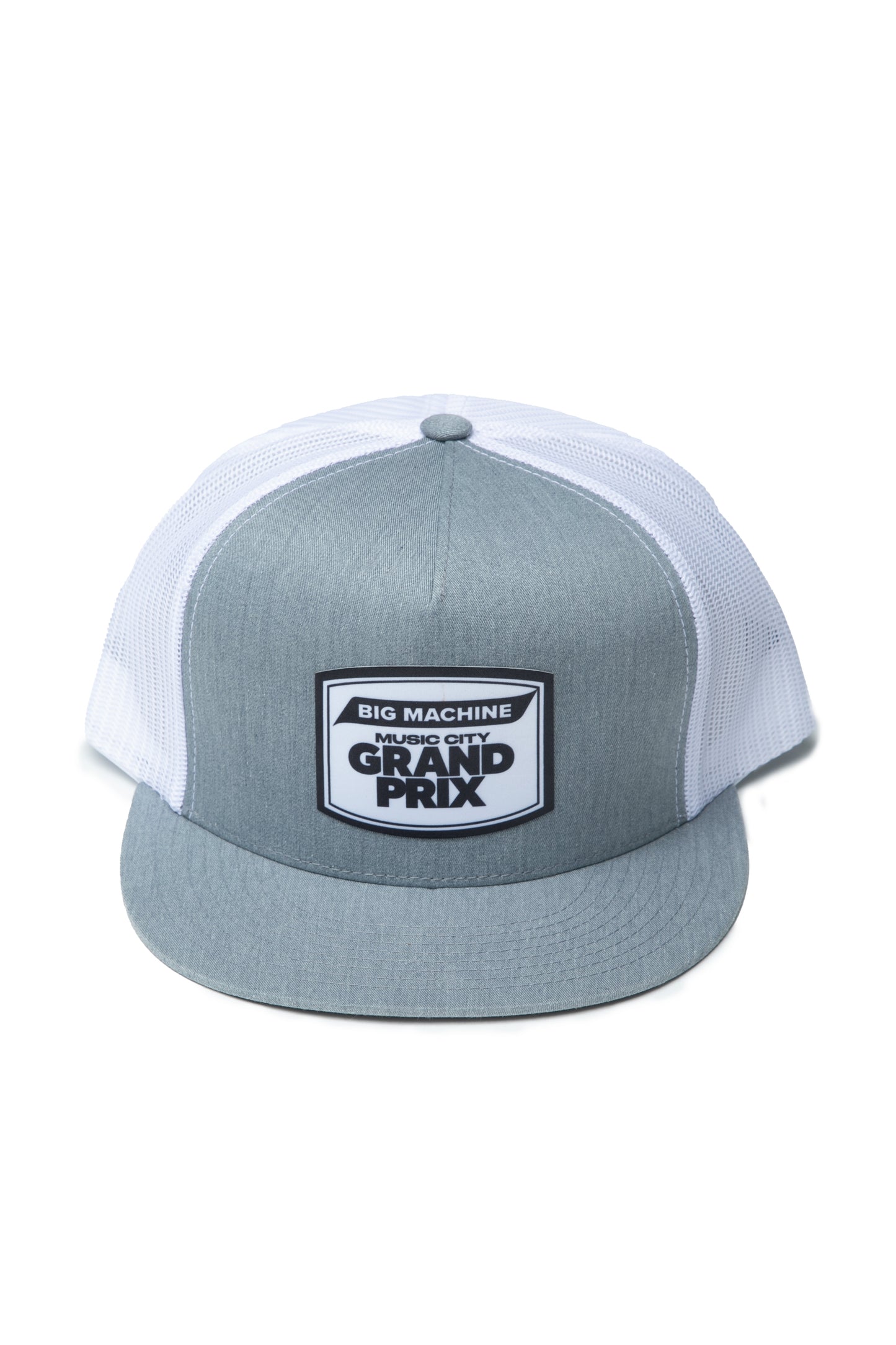 Grey Flat Brim Hat Boxed Logo