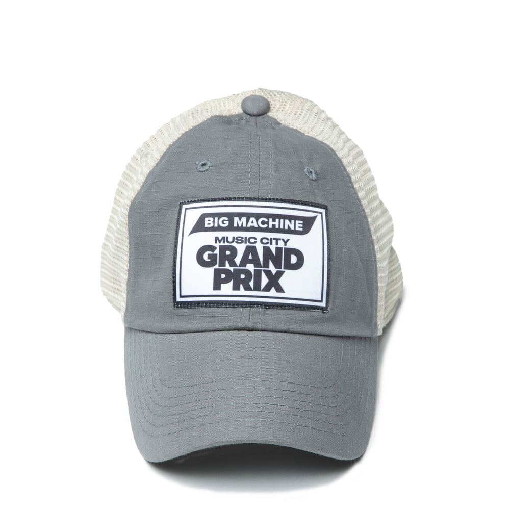 Grey Baseball Cap Boxed Logo